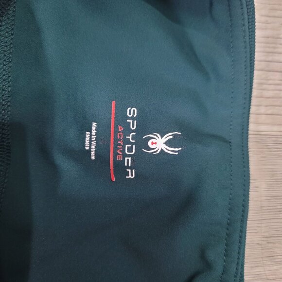 spyder active leggings green gym workout - Picture 3 of 4